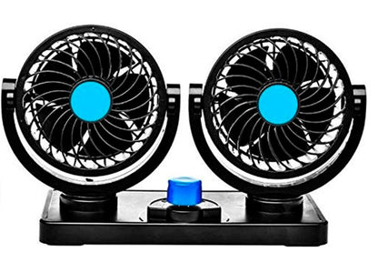 Turbo Ventilador Auto 360 Giratorio Graduable Portatil 12v